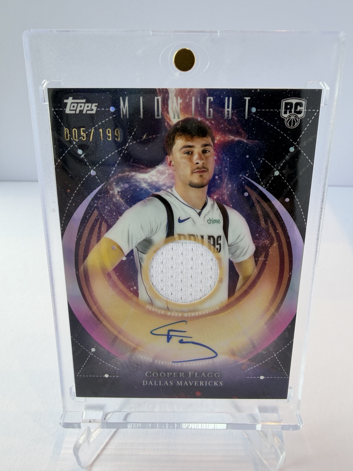 Cooper Flagg actual card front
